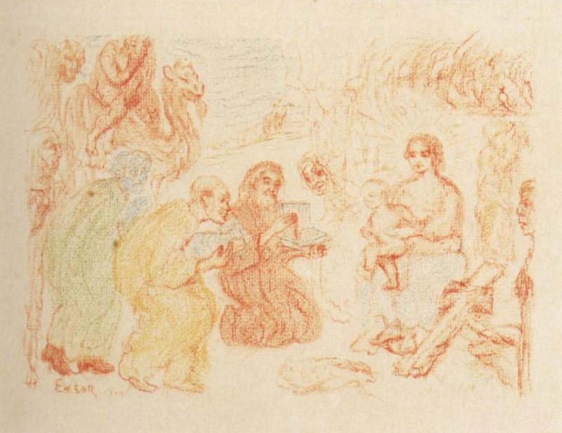 James Ensor The Annunciation of the Magi